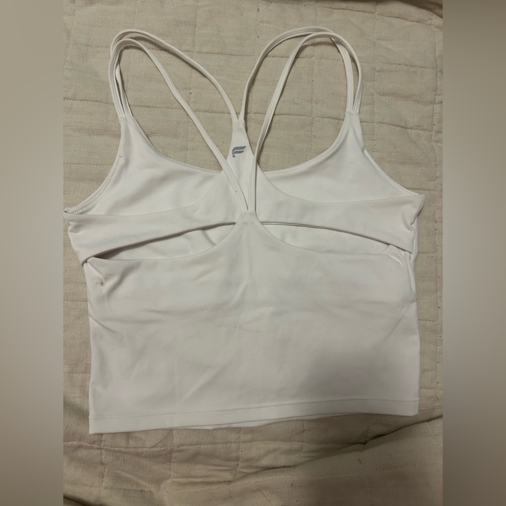 Fabletics White Bandeau Top - Picture 2 of 3